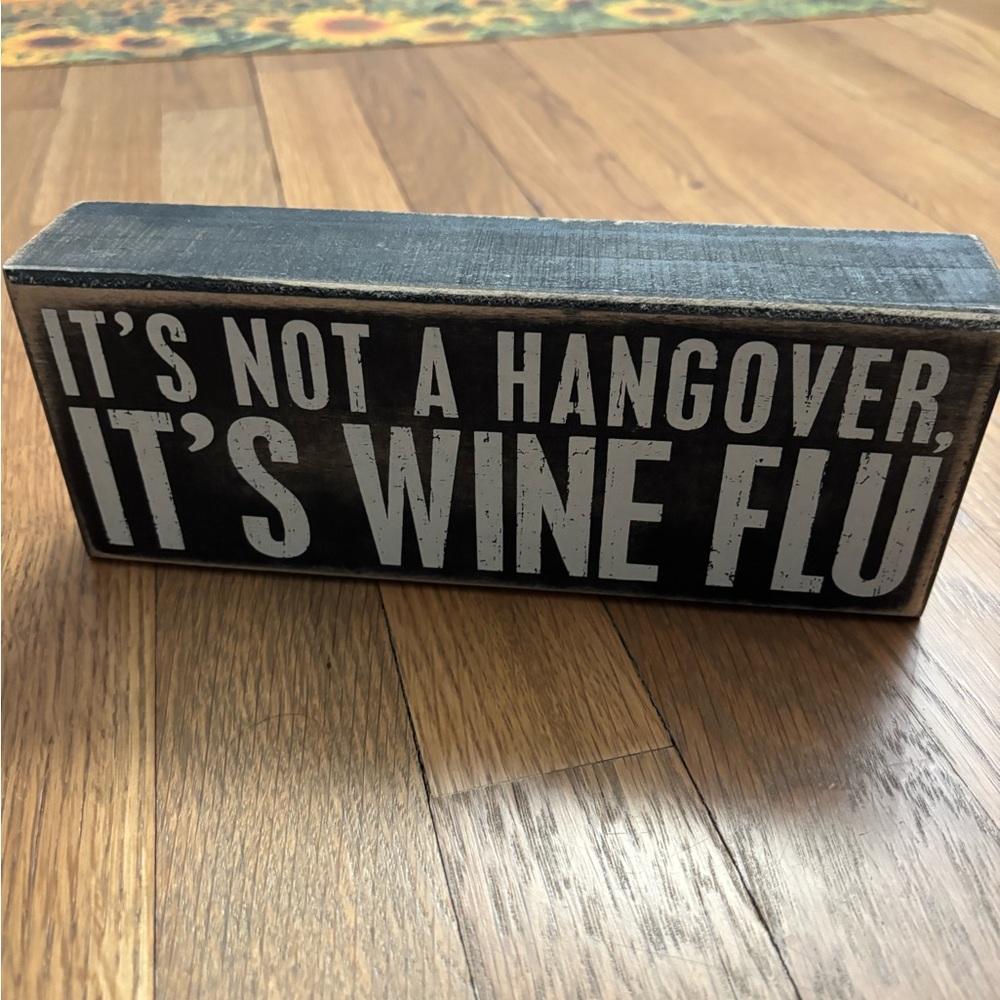Black and White Decorative Sign